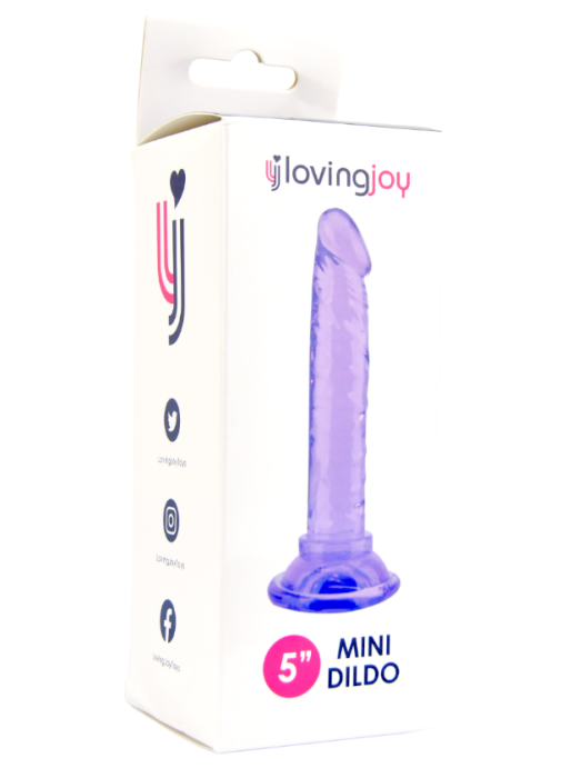 ​Dildo pentru incepatori, Loving Joy, 15 cm, violet#