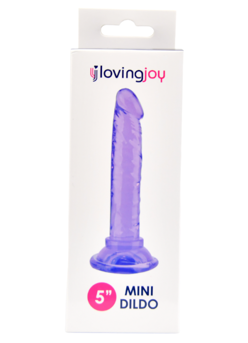 ​Dildo pentru incepatori, Loving Joy, 15 cm, violet#
