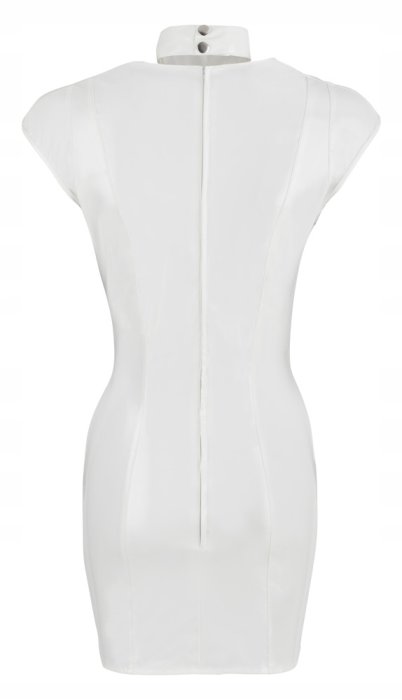 Rochie din Vinil Black Level - Alb