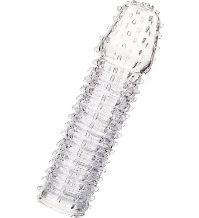 Prelungitor Penis cu tepi A-Toys, Boyn, silicon, 15 cm