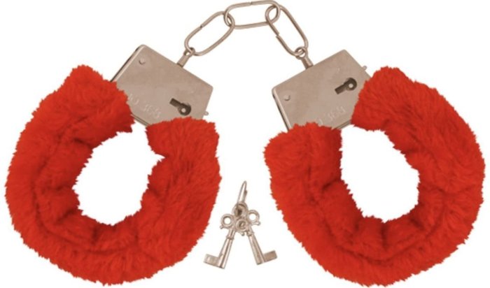 Catuse cu Plus Power Escorts "Love Cuffs" -  Rosu#
