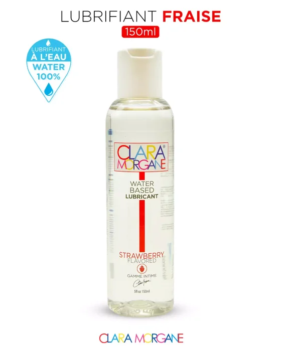 Lubrifiant Intim  Clara Morgane 150 ml - Capsuni - culoare si material