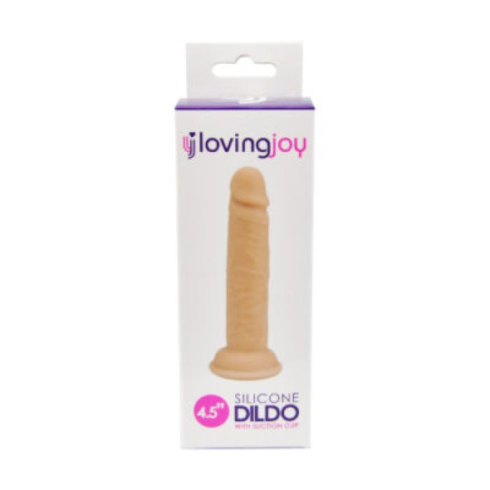 Dildo Realistic Natural, Loving Joy, cu ventuza, 13 cm#