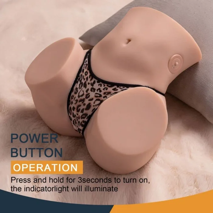 Masturbator XISE "Sydni" 37 cm - Natural,  7 Vibratii si 3 Viteze#