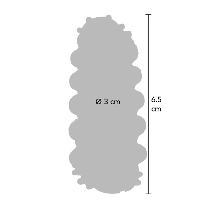 Manson ToyJoy Power Stretchy Sleeve Albastru - textura si material