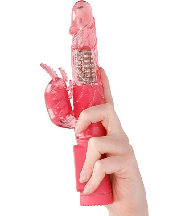 Vibrator Shots Toys »Rotating Beetle« 23 cm - Roz#
