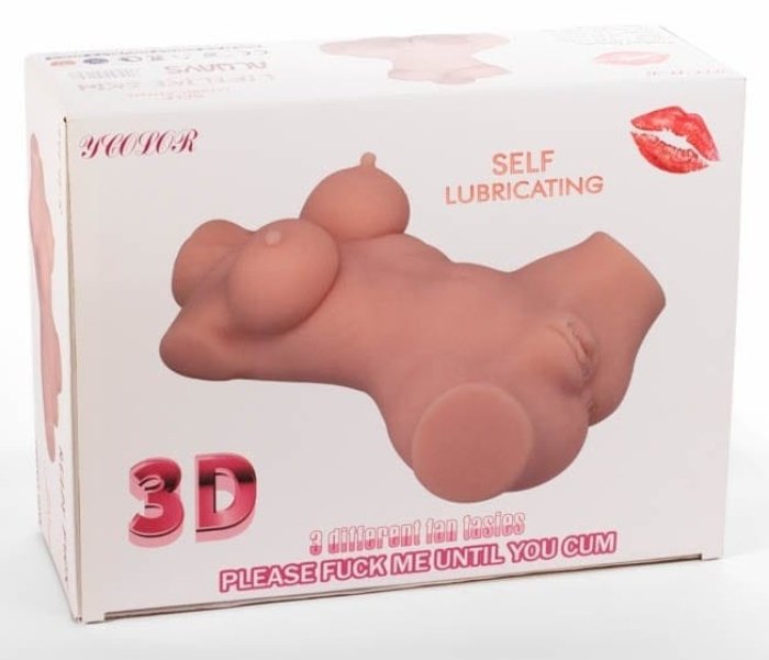 Masturbator II - 3D Mistress "Double Hole" 35 cm - Natural