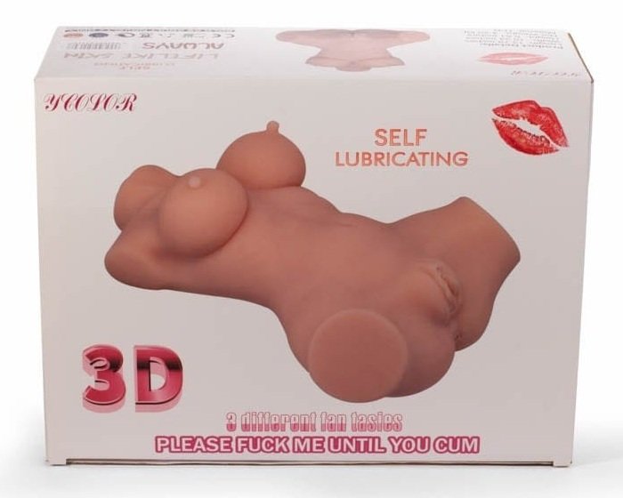 Masturbator II - 3D Mistress "Double Hole" 35 cm - Natural