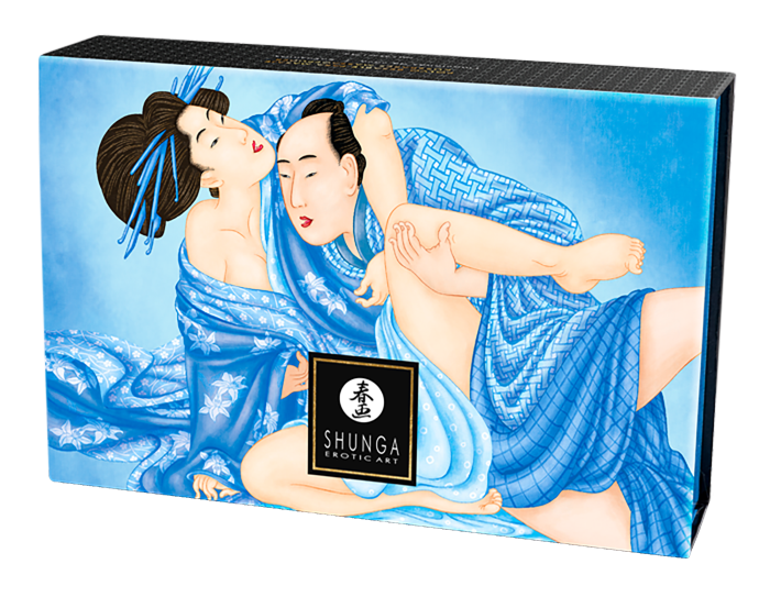 Set Shunga Kissable Massage Powder Coconut Thrills, 75 ml#
