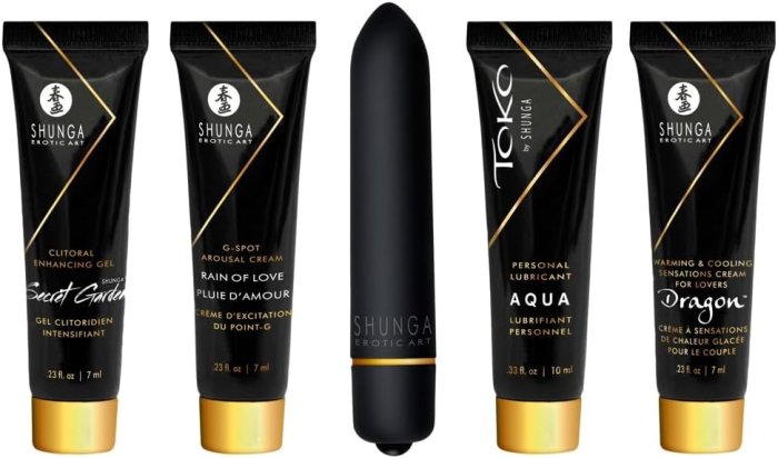 Set Shunga Naughty Geisha Kit cu Vibrator - detaliu design