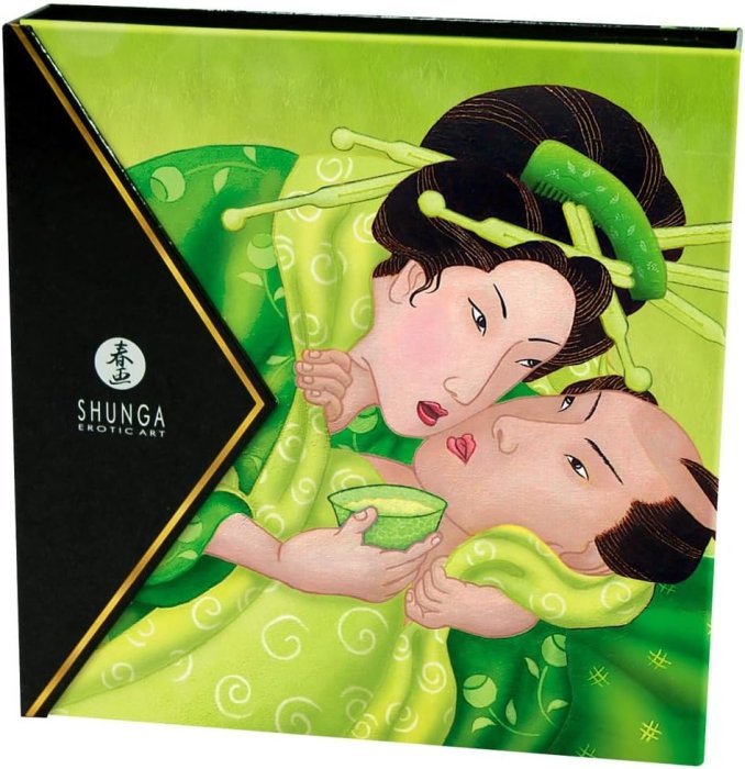 Set Shunga Geisha's Organica Secrets, Exotic Green Tea - vedere laterala