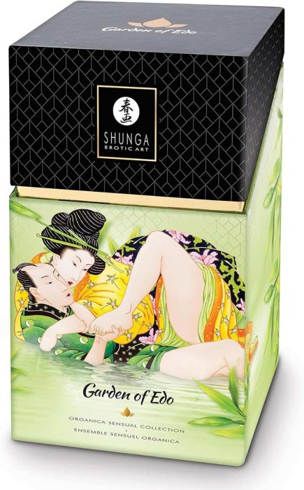 Shunga - Edo Garden Kit Organica Collection - Kit masaj erotic pentru cupluri#
