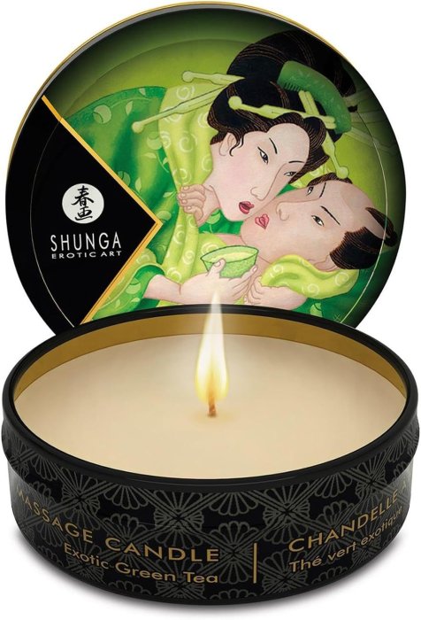 Shunga - Edo Garden Kit Organica Collection - Kit masaj erotic pentru cupluri#