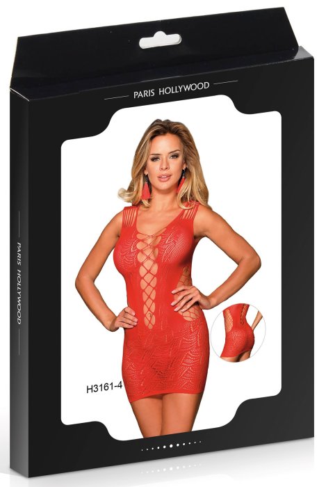 Rochie Plasa Paris Hollywood H3161 - Rosu