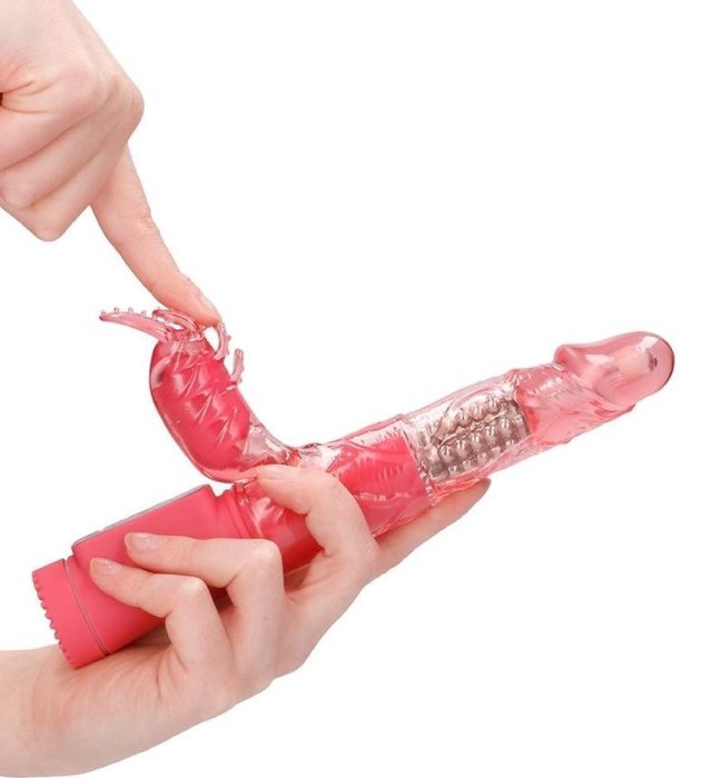 Vibrator Shots Toys »Rotating Beetle« 23 cm - Roz#