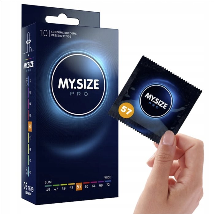 Prezervative Premium My Size "MY SIZE PRO" 57 mm - 10 Bucati
