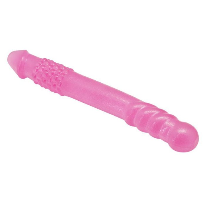 Dildo Dublu, Toyz4Lovers, Twofold, 25,4 cm - Roz