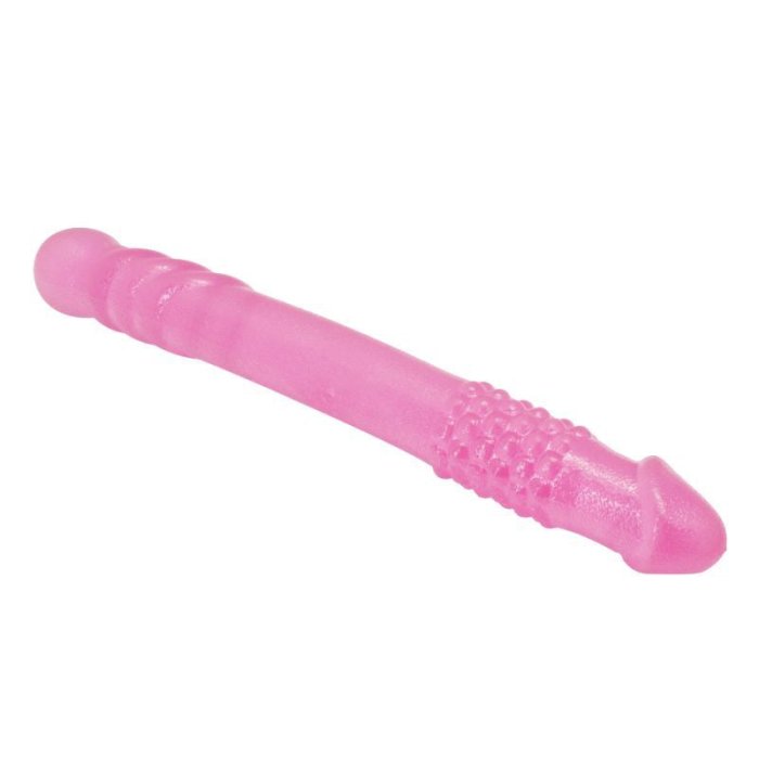 Dildo Dublu, Toyz4Lovers, Twofold, 25,4 cm - Roz