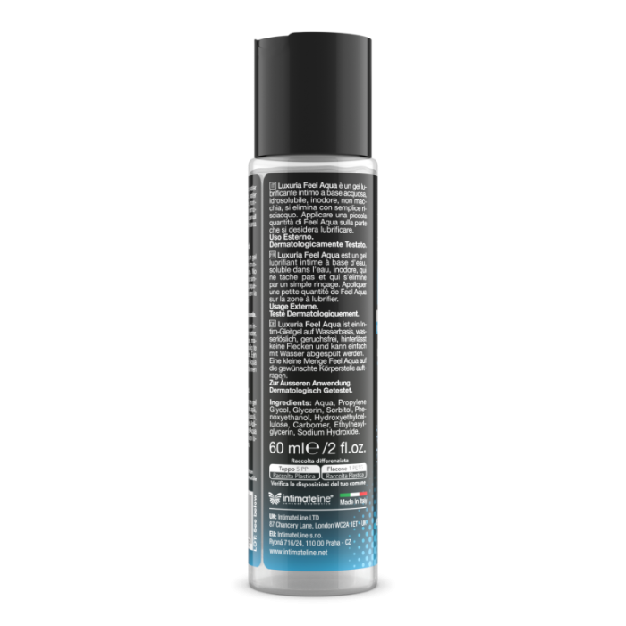 Lubrifiant Intim Aqua, Luxuria Feel, 60 ml - culoare si material