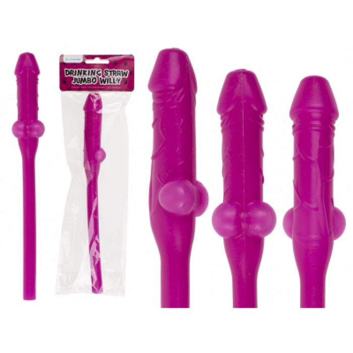 Drinking Straw, Jumbo Willy, 28 cm