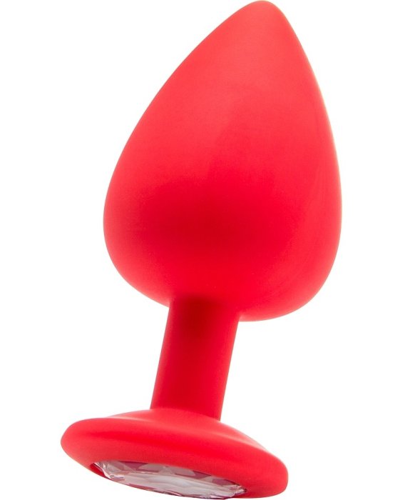 Butt Plug OUCH, Extra Large Diamond, Rosu