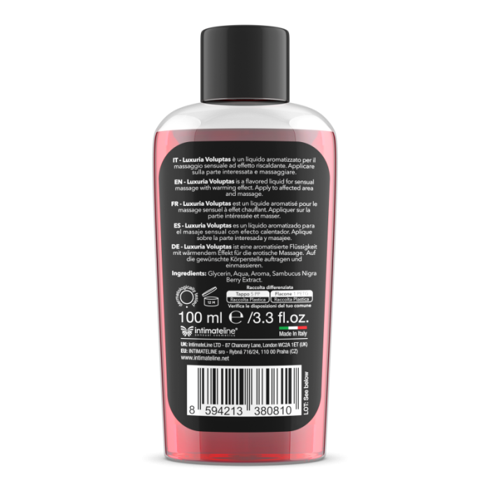 Gel de masaj stimulant rafinat și delicios​ Luxuria, Voluptas Cherry, 100 ml#