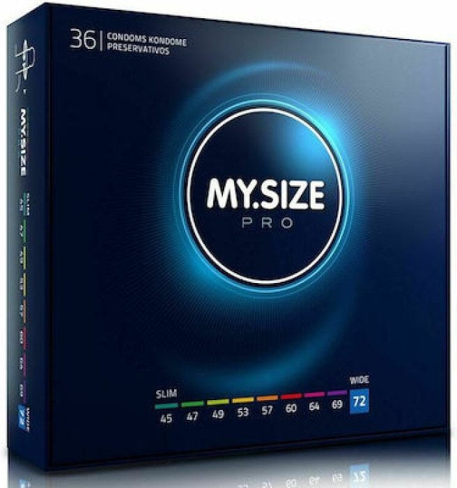 Prezervative Premium My Size "MY SIZE PRO" 72 mm - 36 Bucati