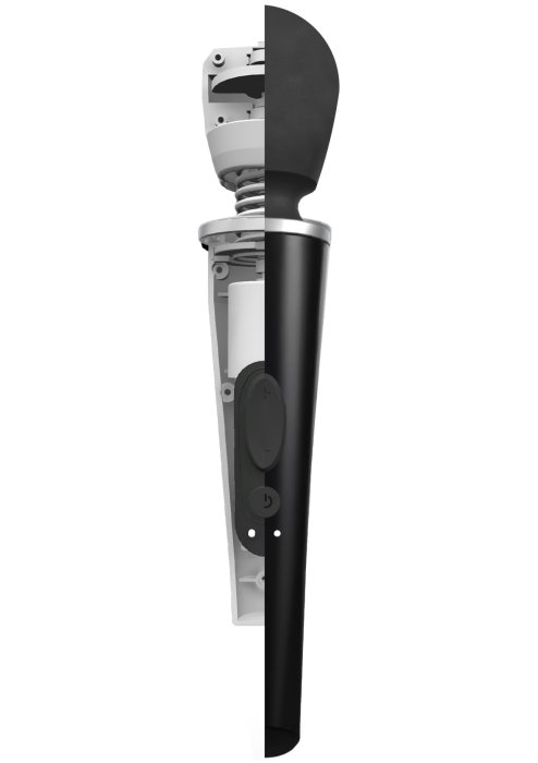 Aparat de masaj CARESSE Compact Wand, Negru