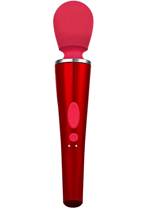 Aparat de masaj CARESSE Compact Wand, Rosu