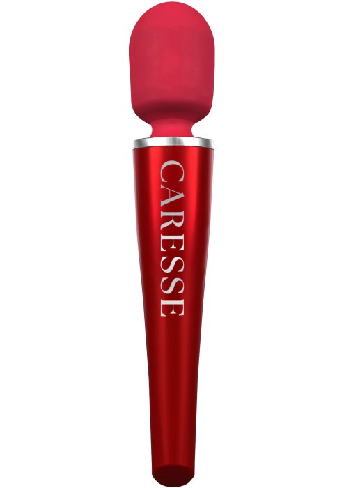 Aparat de masaj CARESSE Pro Wand, Rosu
