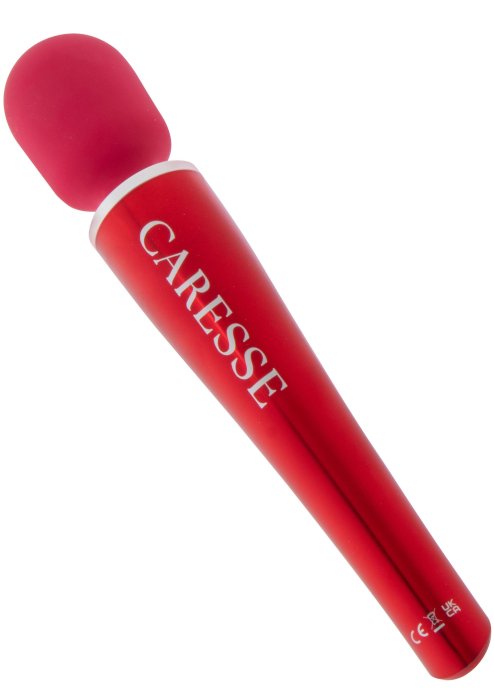 Aparat de masaj CARESSE Pro Wand, Rosu
