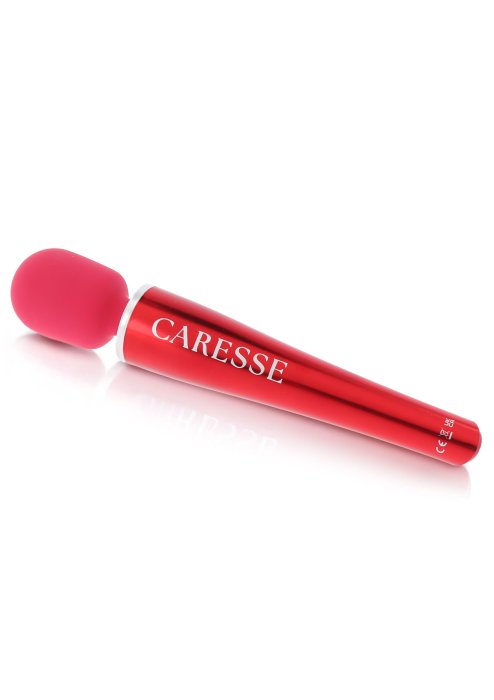 Aparat de masaj CARESSE Pro Wand, Rosu