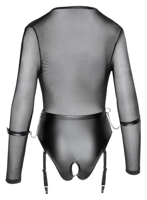 Body Cottelli Bondage plasa neagra semitransparenta