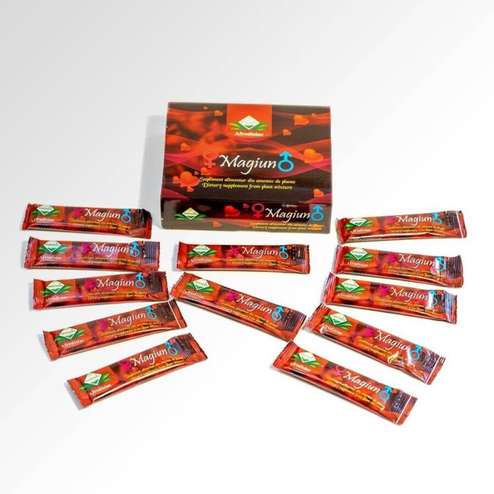 Magiun Afrodisiac Themra – Cutie 12 Plicuri, Supliment Natural pentru Energie si Potenta