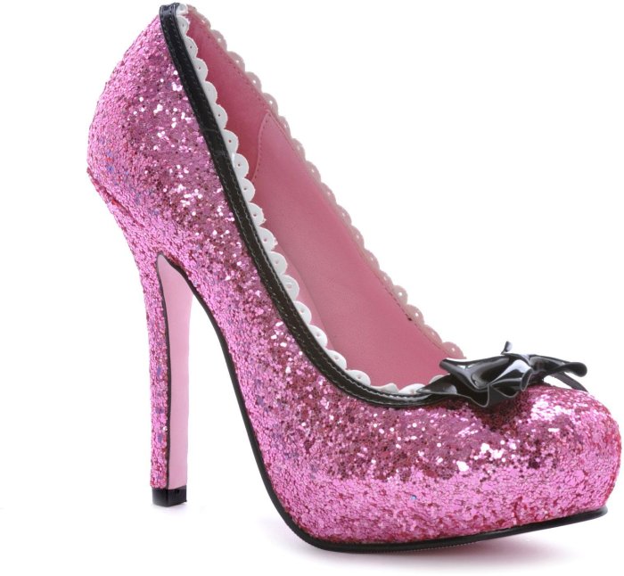 Pantofi cu toc Princess Heels Woman Shoes, Leg Avenue - Argintiu