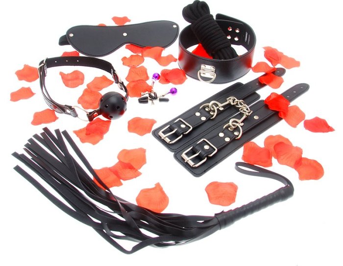 Set BDSM ToyJoy Amazing Bondage – 8 piese pentru cupluri