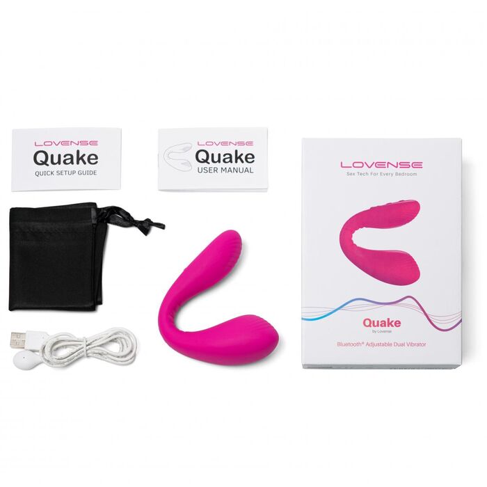 Vibrator Lovense »Dolce Quake« 19,7 cm - Roz