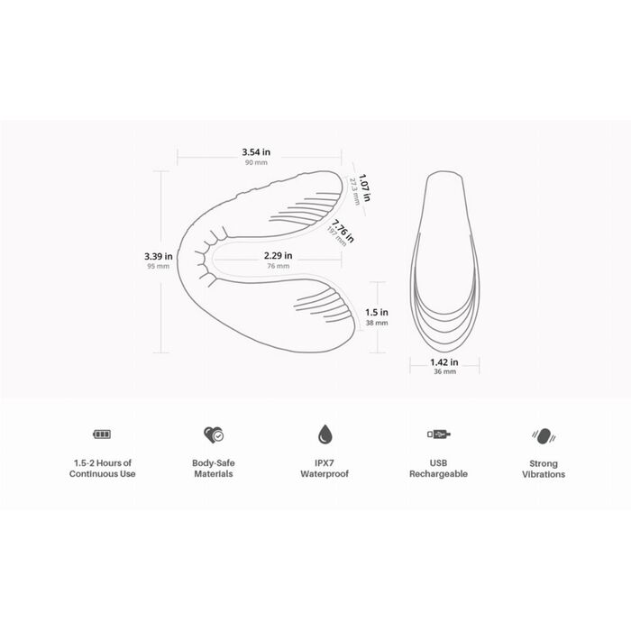 Vibrator Lovense »Dolce Quake« 19,7 cm - Roz