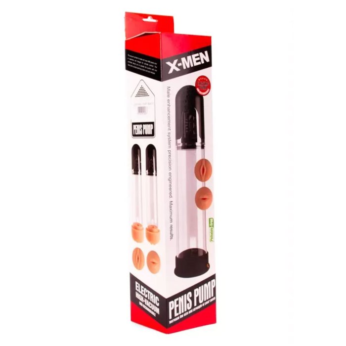 X-Men Electric High-Vacuum – Pompa Automata pentru Mărirea Penisului, 20 cm