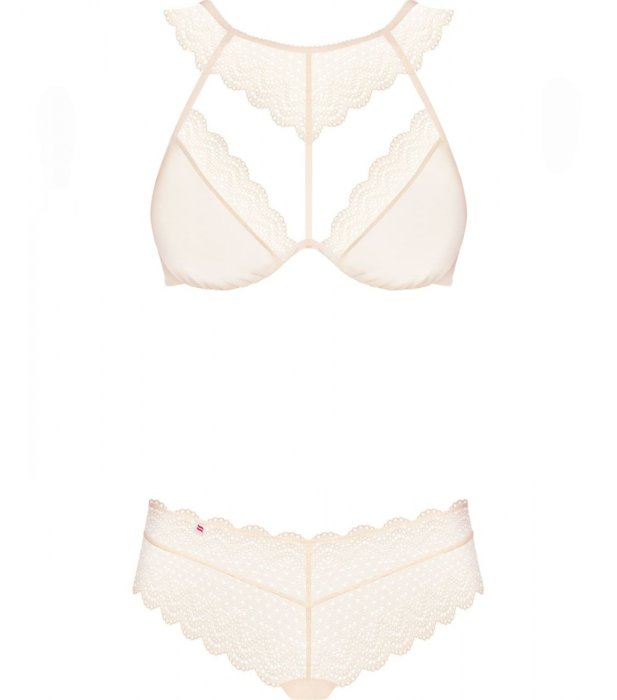 Set erotic Obsessive Pearl – lenjerie intima eleganta