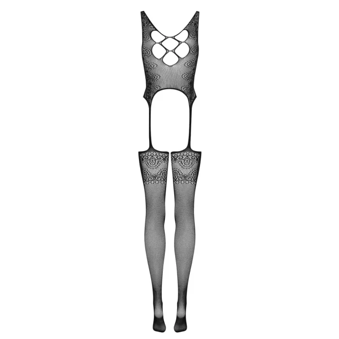 Bodystocking Obsessive F228 - Negru