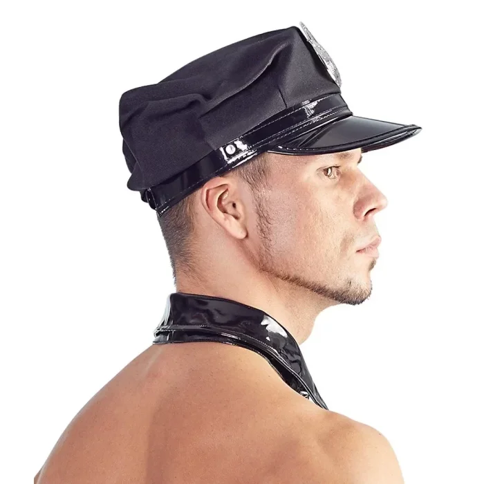 Costum de politist sexy pentru barbati, palarie, mansete, cravata si boxeri Svenjoyment