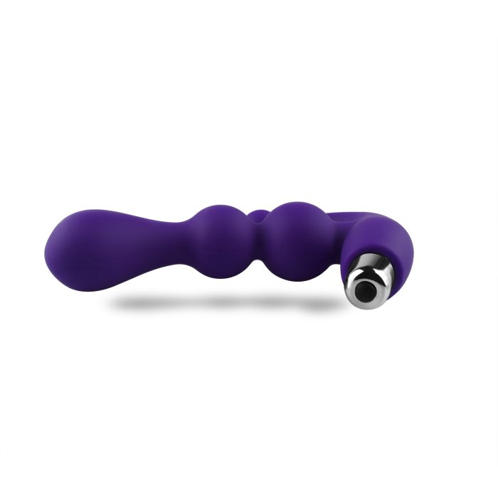 Dildo Double Pleaser, Toyz4Lovers, Violet, silicon, 15.5cm