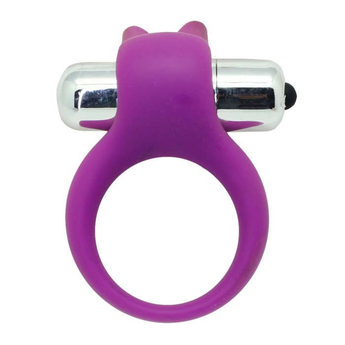 Inel cu Vibratii Toyz4Lovers "Rabbit" Violet - culoare si material