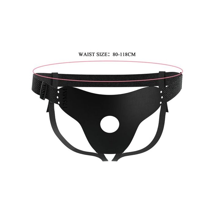Chilot Harness Briefs  Strapsuri Ajustabile Pretty Love -  Negru