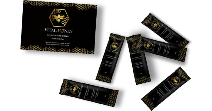 vital honey miere naturala plic individual 12g pentru barbati