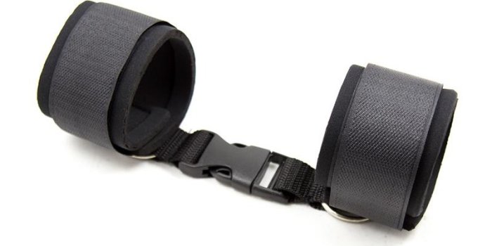 Catuse Maini Fetish Addict "Velcro" - Negru