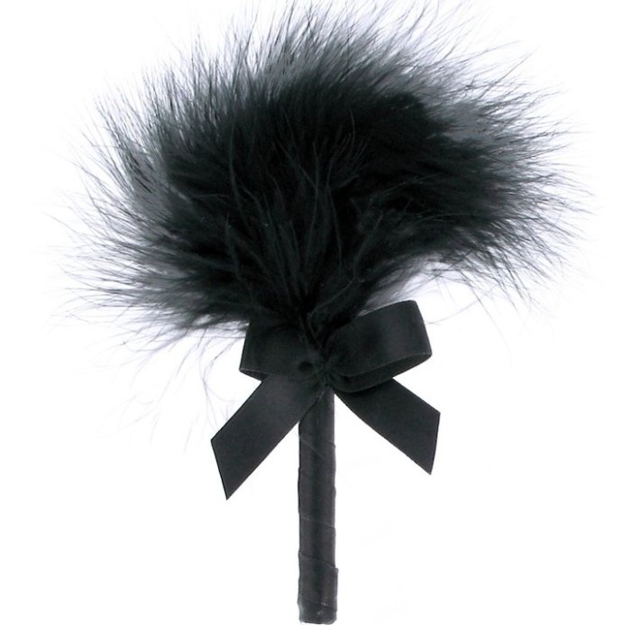 Set cadou erotic LoversPremium Tickle Me – Roz – Catuse, masca si pana
