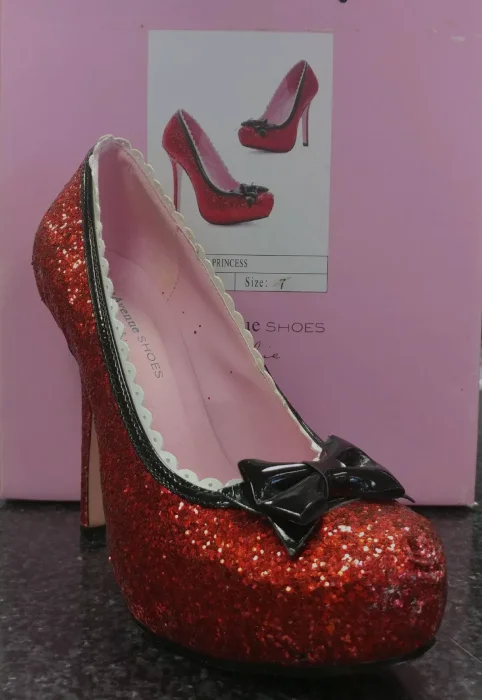 Pantofi cu toc Princess Heels Woman Shoes, Leg Avenue - Argintiu