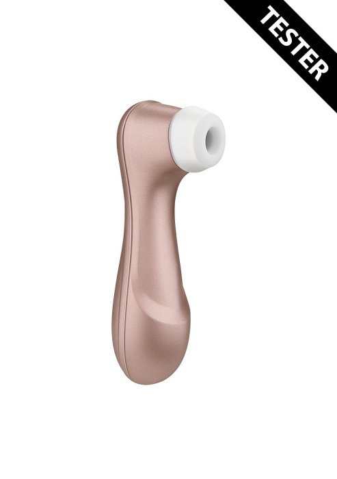 Satisfyer Pro 2+ Air Pulse Stiumulator + Vibration - Rose Gold - vedere frontala
